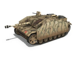 stug iii - ausfg - 10 - early production 3D Model