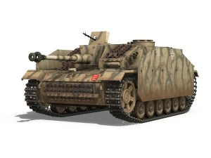 stug iii - ausfg - 10 - early production 3D Model
