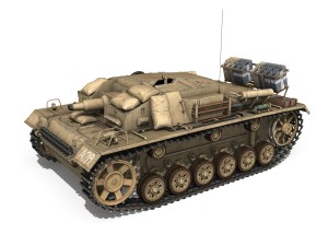 stug iii - ausfd - dak 3D Model