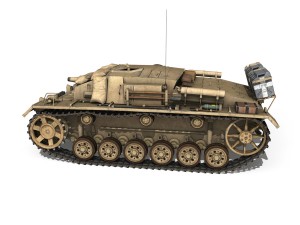 stug iii - ausfd - dak 3D Model