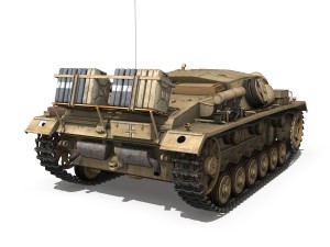 stug iii - ausfd - dak 3D Model