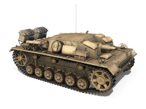 stug iii - ausfd - dak 3D Model