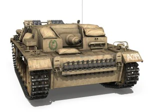 stug iii - ausfd - dak 3D Model