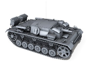 stug iii - ausfd - dak 3D Model