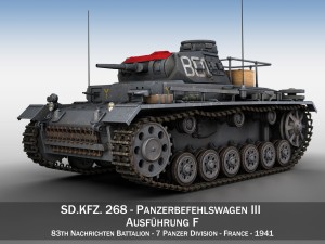 pzbefwg iii - ausff - 7 pzdiv 3D Model