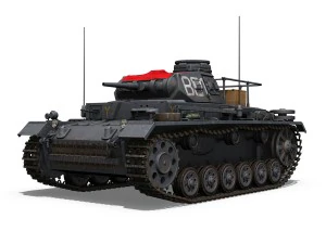 pzbefwg iii - ausff - 7 pzdiv 3D Model