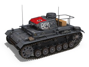 pzbefwg iii - ausff - 7 pzdiv Model 3D