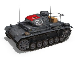pzbefwg iii - ausff - 7 pzdiv 3D Model