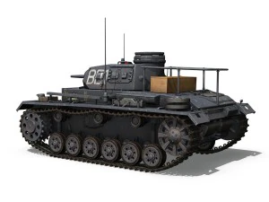pzbefwg iii - ausff - 7 pzdiv 3D Model