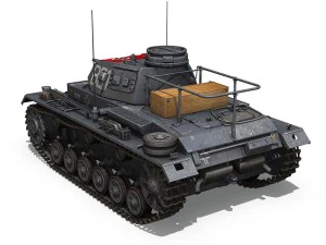 pzbefwg iii - ausff - 7 pzdiv 3D Model