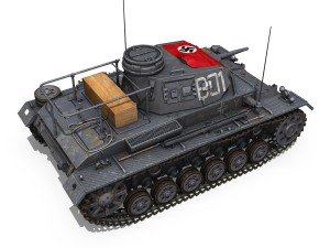 pzbefwg iii - ausff - 7 pzdiv Model 3D