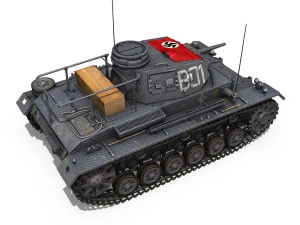 pzbefwg iii - ausff - 7 pzdiv 3D Model