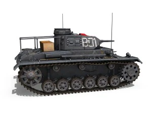 pzbefwg iii - ausff - 7 pzdiv 3D Model