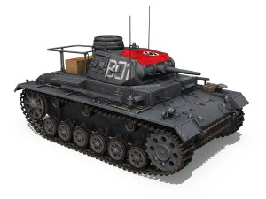 pzbefwg iii - ausff - 7 pzdiv 3D Model