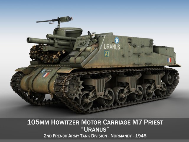 m7 priest - uranus 3D 模型 .c4d .max .obj .3ds .fbx .stl .blend 