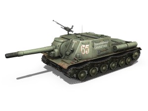 isu 152 - 65 - soviet heavy self-propelled Modelo 3D