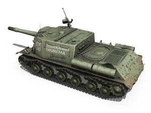 isu 152 - 65 - soviet heavy self-propelled 3D Model