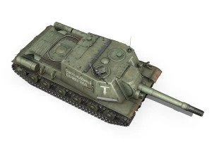 isu 152 - 65 - soviet heavy self-propelled 3D Model