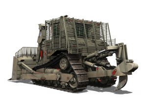 armored d9r bulldozer - 949634 - idf 3D मॉडल