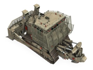 armored d9r bulldozer - 949634 - idf 3D मॉडल
