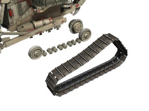 armored d9r bulldozer - 949634 - idf 3D मॉडल