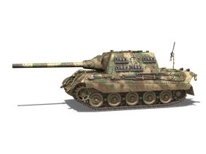 sdkfz 186 jagdtiger - 323 3D Model