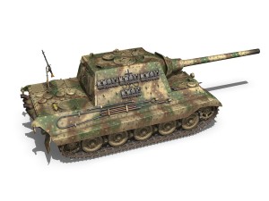 sdkfz 186 jagdtiger - 323 Model 3D