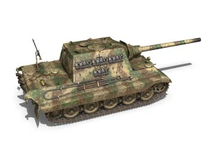 sdkfz 186 jagdtiger - 323 3D Model