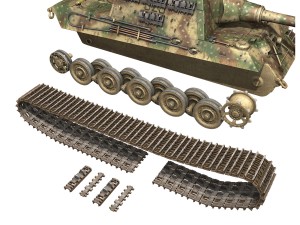 sdkfz 186 jagdtiger - 323 Model 3D