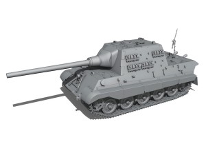 sdkfz 186 jagdtiger - 323 Model 3D