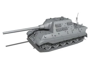 sdkfz 186 jagdtiger - 323 3D Model