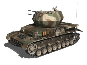 flakpanzer iv - wirbelwind spzjgabt654 3D Model