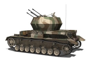 flakpanzer iv - wirbelwind spzjgabt654 3D Model