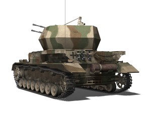 flakpanzer iv - wirbelwind spzjgabt654 3D Model