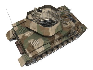 flakpanzer iv - wirbelwind spzjgabt654 3D Model