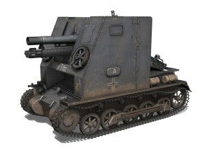 sturmpanzer 1 - bison - alter fritz - 2pzdiv 3D Модель