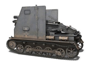 sturmpanzer 1 - bison - alter fritz - 2pzdiv 3D Модель
