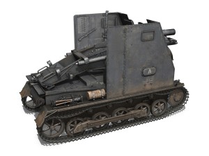 sturmpanzer 1 - bison - alter fritz - 2pzdiv 3D Модель