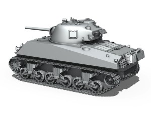 m4a3 - sherman Modelo 3D