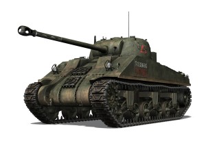 sherman mk vc firefly - tryniec Modelo 3D