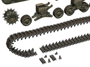 sherman mk vc firefly - tryniec Modelo 3D