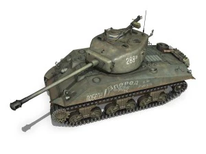m4a2 sherman - 288 - russia 3D Model