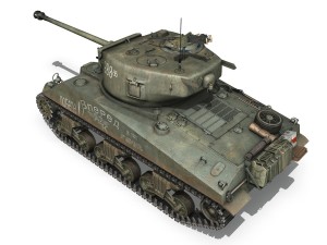 m4a2 sherman - 288 - russia Modello 3D