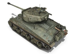 m4a2 sherman - 288 - russia 3D Model