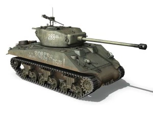 m4a2 sherman - 288 - russia 3D Model