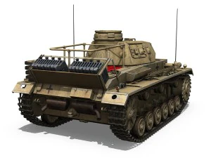 pzbefwg iii - ausfe - dak 3D Model