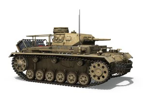 pzbefwg iii - ausfe - dak 3D Model