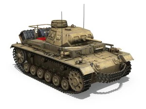 pzbefwg iii - ausfe - dak 3D Model