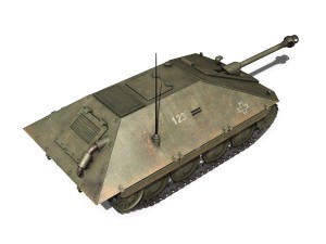 maresal m05 - romanian tank destroyer 3D Model
