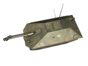 maresal m05 - romanian tank destroyer 3D Model